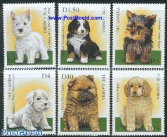 Gambia 2000 Dogs 6v, Mint NH, Nature - Dogs - Gambia (...-1964)