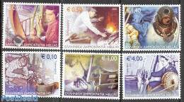 Greece 2003 Professions 6v, Mint NH, Sport - Various - Diving - Textiles - Ongebruikt