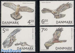 Denmark 2004 Birds Of Prey 4v, Mint NH, Nature - Birds - Birds Of Prey - Unused Stamps