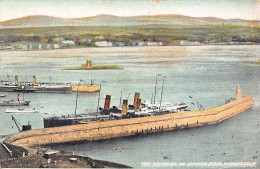 Isle Of Man - DOUGLAS - The Harbour And Landing Stage - Publ. Unknown  - Ile De Man