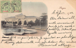 Vietnam - SAIGON - La Grande Poste - CARTE VOYAGÉE EN 1903 - Ed. Inconnu  - Viêt-Nam