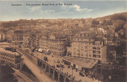 LAUSANNE (VD) Vue Générale, Grand Pont Et Rue Pichard - Ed. Seal 1924 - Lausanne