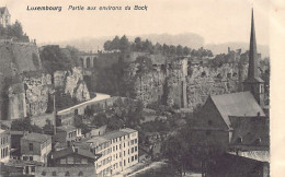 Luxembourg-Ville - Partie Aux Environs Du Bock - Ed. Ch. Bernhoeft  - Luxemburg - Stadt