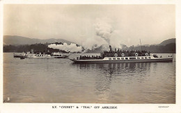 England - AMBLESIDE - Ships S.Y. Cygnet & Teal Off Ambleside - Furness Railway - Ambleside