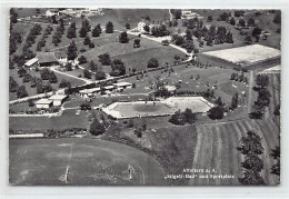 AFFOLTERN AM ALBIS (ZH) Luftansicht - Stigeli-Bad Und Sportplatz - Verlag Photoglob-Wehrli 1929 - Affoltern Am Albis