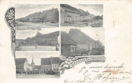 France - RAUWILLER (67) Magasin P. Moss - Magasin N. Engels - Eglise - Magasin P. Möss Et Müller - Ed. F. Kemnitz - Autres & Non Classés