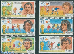 Guinea Bissau 1981 World Cup Football 6v, Mint NH, History - Sport - Netherlands & Dutch - Football - Géographie