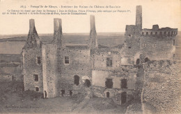 56-PRESQU ILE DE RHUYS-RUINES DU CHATEAU DE SUSCINIO-N 6009-C/0305 - Autres & Non Classés