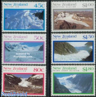 New Zealand 1992 Glaciers 6v, Mint NH, History - Sport - Geology - Mountains & Mountain Climbing - Ungebraucht
