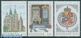 Denmark 2006 Rosenborg Castle 3v, Mint NH, History - Coat Of Arms - Art - Castles & Fortifications - Neufs