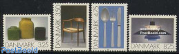 Denmark 1991 Art Objects 4v, Mint NH, Art - Art & Antique Objects - Ceramics - Industrial Design - Ongebruikt