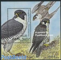 Eritrea 1998 Bird S/s, Falco Peregrinus, Mint NH, Nature - Birds - Birds Of Prey - Eritrea