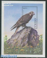 Angola 2000 Prairie Falcon S/s, Mint NH, Nature - Birds - Birds Of Prey - Angola