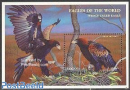 Tanzania 1998 Eagles S/s, Mint NH, Nature - Birds - Birds Of Prey - Tansania (1964-...)
