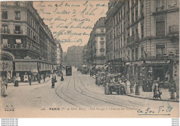 75) PARIS (XIII°)  RUE MONGE A L ' AVENUE DES GOBELINS -  ( 2 SCANS ) - District 13