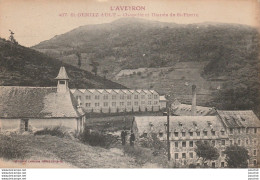 U2-12) SAINT  GENIEZ D 'OLT (AVEYRON) CHAPELLE  ET  USINES ST-  PIERRE  -  (PETITE ANIMATION - PERSONNAGES - 2 SCANS ) - Autres & Non Classés