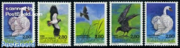 Denmark 1986 Birds 5v, Mint NH, Nature - Birds - Swans - Unused Stamps
