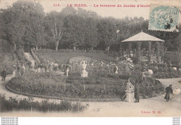 U3-72) LE MANS - LA TERRASSE DU JARDIN D'HORTICULTURE - Le Mans