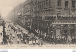 33) BORDEAUX - FUNÉRAILLES DE MGR LECOT - LE CORTEGE  MONTANT LE COURS DE L ' INTENDANCE  - ( 2 SCANS ) - Bordeaux