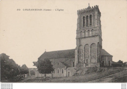  U7-86) L ' ISLE JOURDAIN (VIENNE) L' EGLISE - ( 2 SCANS ) - L'Isle Jourdain