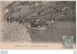 U9- 48) GORGES DU TARN -  EMBARQUEMENT SOUS LA MALENE - ANIMATION - Gorges Du Tarn