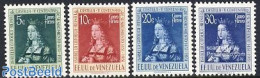 Venezuela 1951 Queen Isabella 4v, Mint NH, History - Kings & Queens (Royalty) - Familles Royales