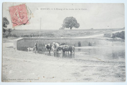 Cpa 1906 ETIVEY L'étang Et La Route De La Gare - MAY13 - Andere & Zonder Classificatie