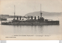 U11- MARINE DE GUERRE  FRANCAISE - LE DREADNOUGHT " MIRABEAU " - ( 2 SCANS ) - Guerre