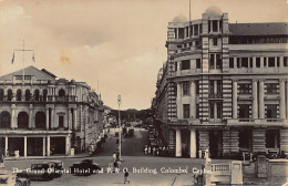 Sri Lanka - COLOMBO - The Grand Oriental Hotel And P. & O. Building - Publ. Plâté Ltd. 8 - Sri Lanka (Ceylon)