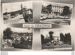 GRASSINA (FIRENZE)  SALUTI - CHIESA E CIRCOLO ACLI - PIAZZA REPUBLICA - PANORAMA GENERALE - CASTILLO MEDICEO - 2 SCANS ) - Firenze (Florence)