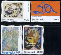 Denmark 2006 Cobra Art 4v, (7.00 Is Joint Issue With Belgium), Mint NH, Various - Joint Issues - Art - Modern Art (185.. - Unused Stamps