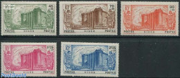 Niger 1939 150 Years French Revolution 5v, Mint NH, Castles & Fortifications - Kastelen