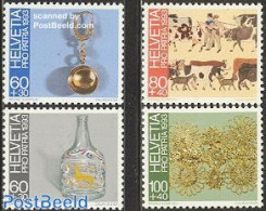 Switzerland 1993 Pro Patria 4v, Mint NH, Art - Art & Antique Objects - Unused Stamps
