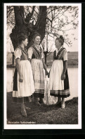 AK Frauen In Hessischer Volkstracht  - Costumes