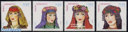 Türkiye 1998 Costumes 4v, Mint NH, Various - Costumes - Other & Unclassified