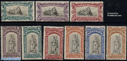 San Marino 1918 Emergency Hospital 9v, Unused (hinged) - Unused Stamps