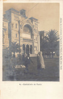 Tunisie - TUNIS - Cathédralé - CARTE BROMURE - Ed. C. Saliba Aîné 4 - Tunisia