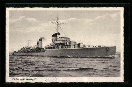 AK Kriegsschiff Leberecht Maass Der Kriegsmarine  - Guerre