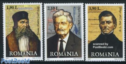 Romania 2007 German Personalities In Romania 3v, Mint NH, History - Transport - Various - Germans - Space Exploration .. - Ongebruikt