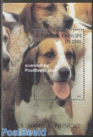 Sao Tome/Principe 1995 English Fox Dog S/s, Mint NH, Nature - Dogs - Sao Tome And Principe