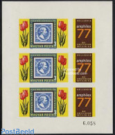 Hungary 1977 AMPHILEX M/s Imperforated, Mint NH, History - Nature - Netherlands & Dutch - Flowers & Plants - Stamps On.. - Neufs