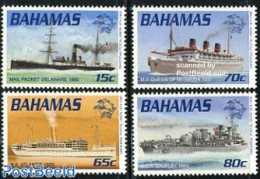 Bahamas 1999 125 Years UPU 4v, Mint NH, Transport - U.P.U. - Ships And Boats - U.P.U.