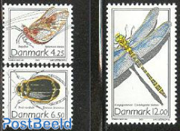 Denmark 2003 Insects 3v, Mint NH, Nature - Insects - Unused Stamps