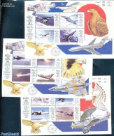 Gambia 1998 80 Years R.A.F. 12v (3 M/s), Mint NH, Transport - Aircraft & Aviation - Avions
