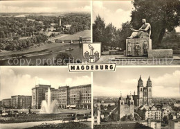 71618154 Magdeburg Kulturpark Repkowdenkmal Wilh Pieck Allee Dom St Sebastiankir - Magdeburg