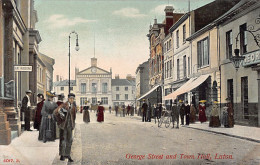 England - LUTON George Street And Town Hall - Autres & Non Classés