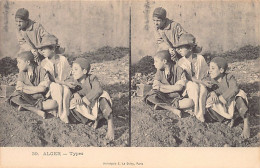 Algérie - Enfants - CARTE STEREO - Ed. E. Le Deley 39 - Kinderen