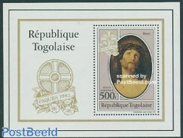 Togo 1983 Easter S/s, Mint NH, Religion - Religion - Art - Paintings - Togo (1960-...)