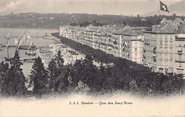 Suisse - GENÈVE - Quai Des Eaux-Vives - Ed. Jullien J.J. 9 - Genève