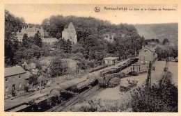 Belgique - REMOUCHAMPS (Liège) La Gare Et Le Château De Montjardin - Sonstige & Ohne Zuordnung